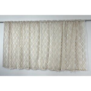 VTG/Boho/Cottage Core 4 Panels Sheer/Lace Curtain Panels🤍